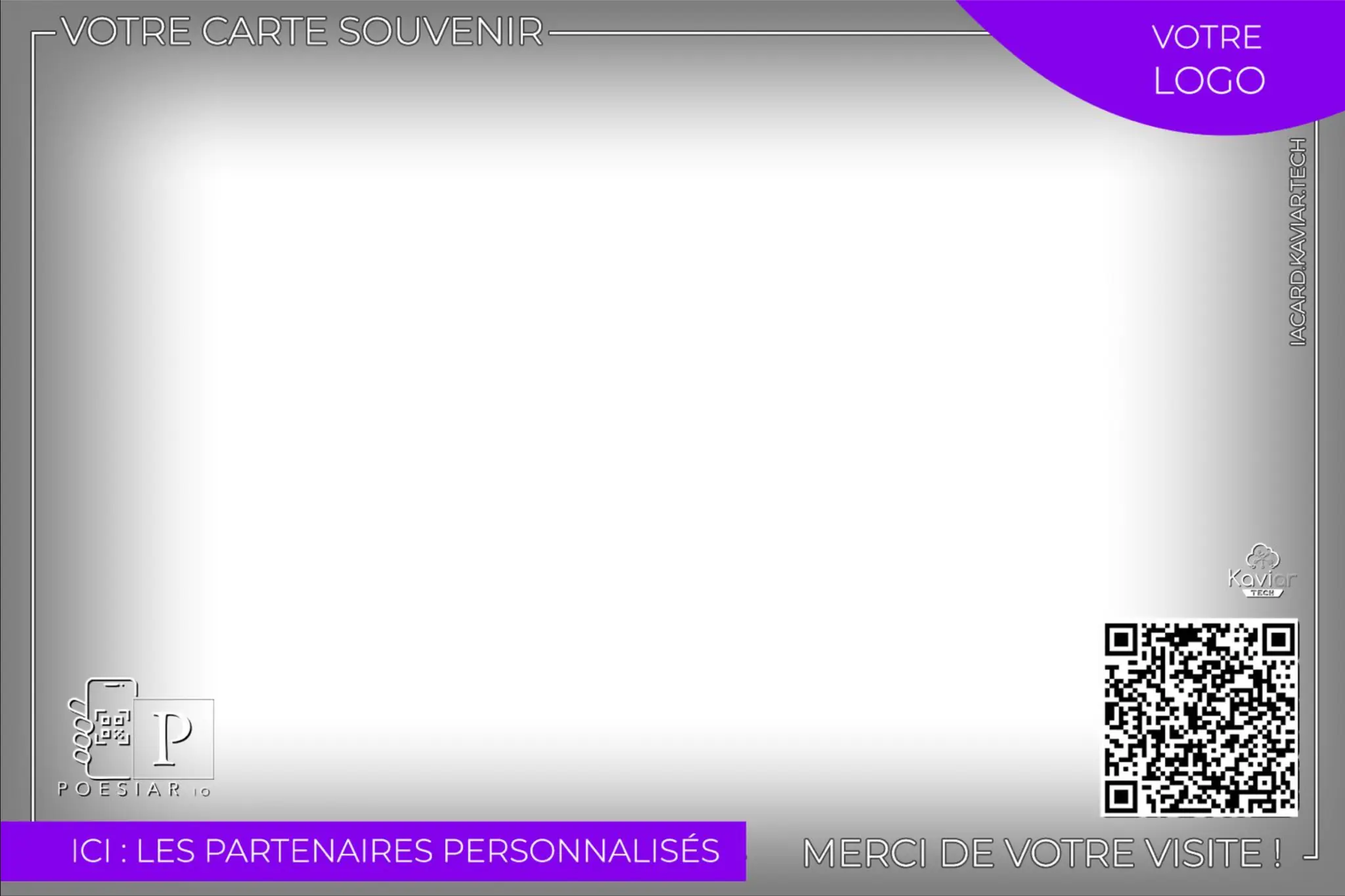 Exemple de carte postale avec overlay personnalisé